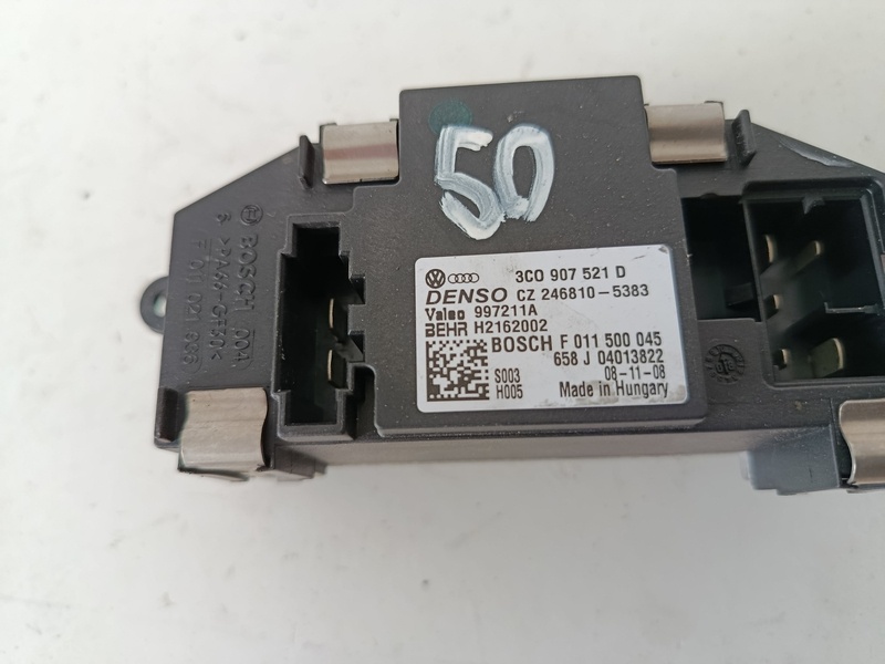 Odpor vnútorného ventilátora 3C0907521D 50€ - 2