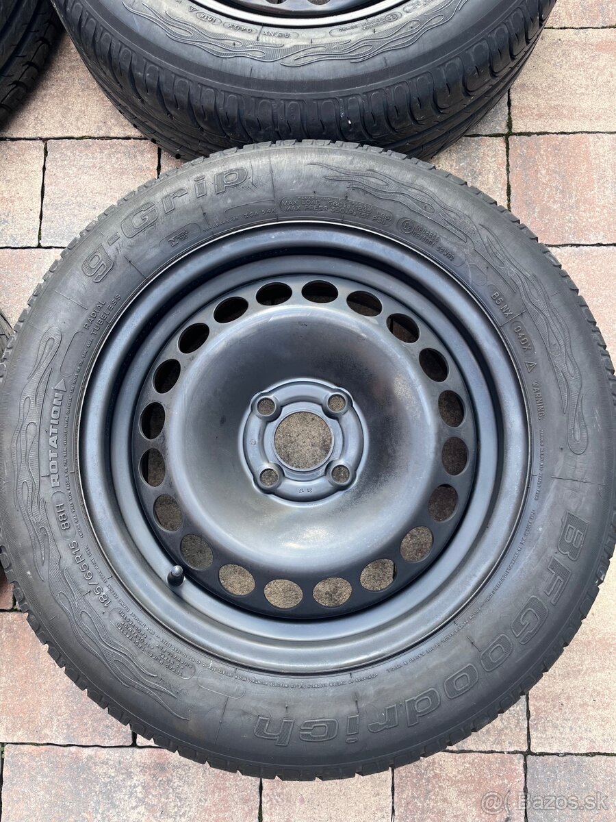 Plech. disky Opel R15, 4x100 - 2