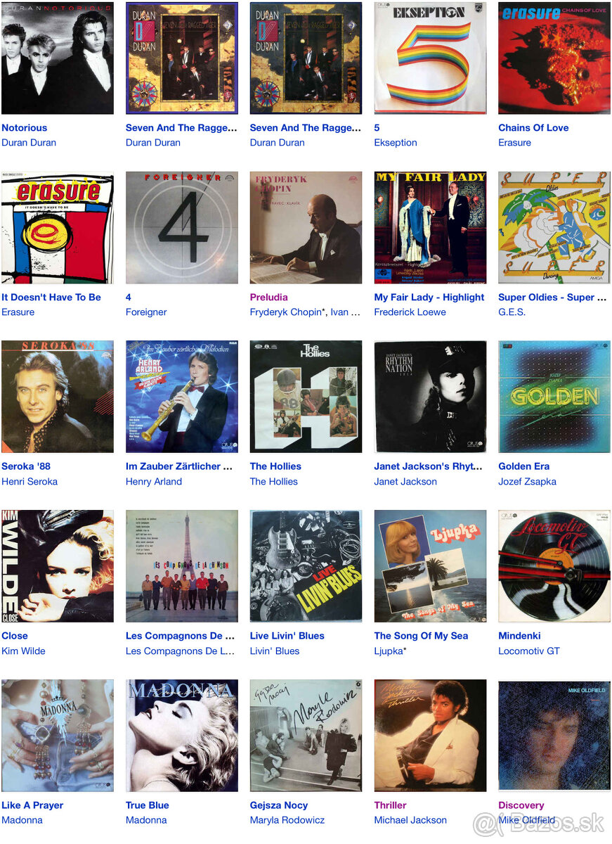 ZAHRANICNI INTERPRETI na LP - 2