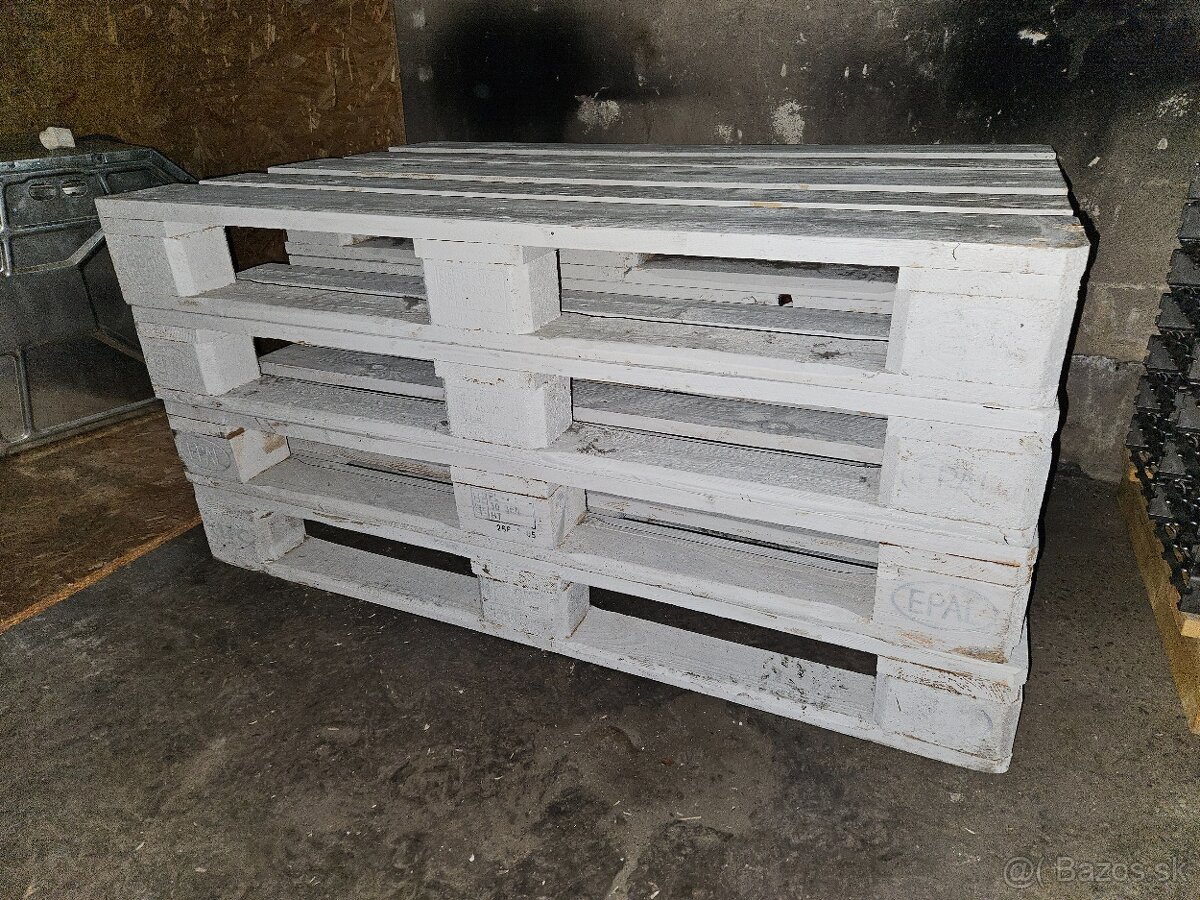 Palety biele - 2