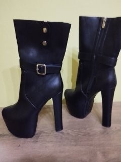 Dámske robustné platformové čižmy - 2