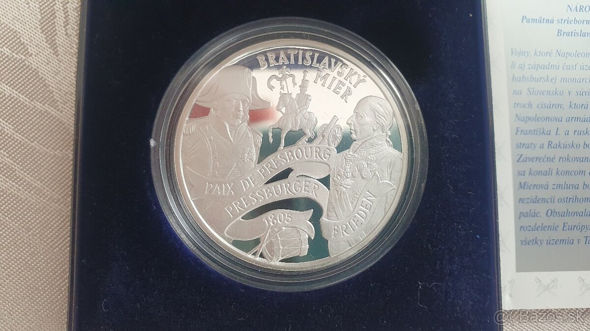 minca Bratislavský mier - 200SK - 2