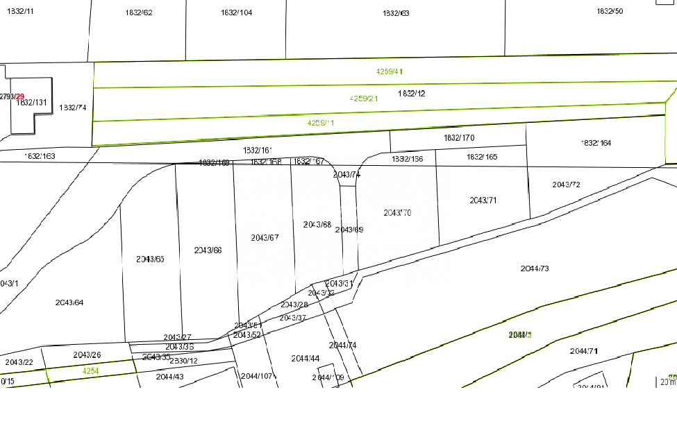 Stavebné pozemky v Kanaši malá aj väčšia rozloha (F551-14-A - 2