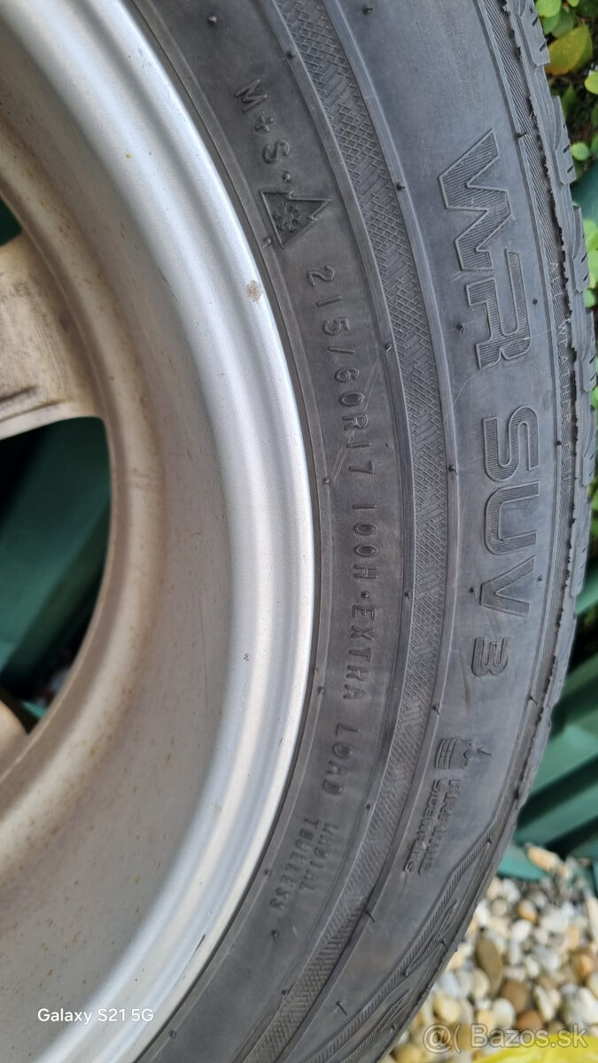 Zimné jazdené 215/60 R17 NOKIAN - 2