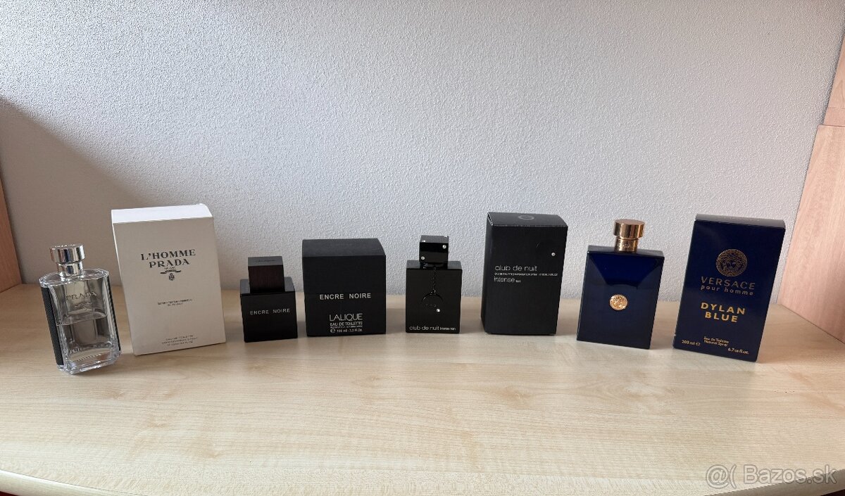 Set luxusných pánskych parfémov – Prada, Versace, Armaf, Lal - 2