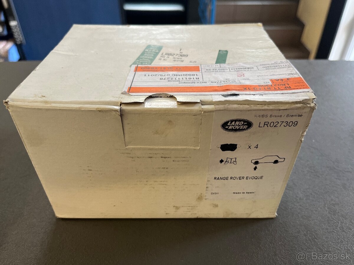 Brzdové platničky originál Land Rover - 2