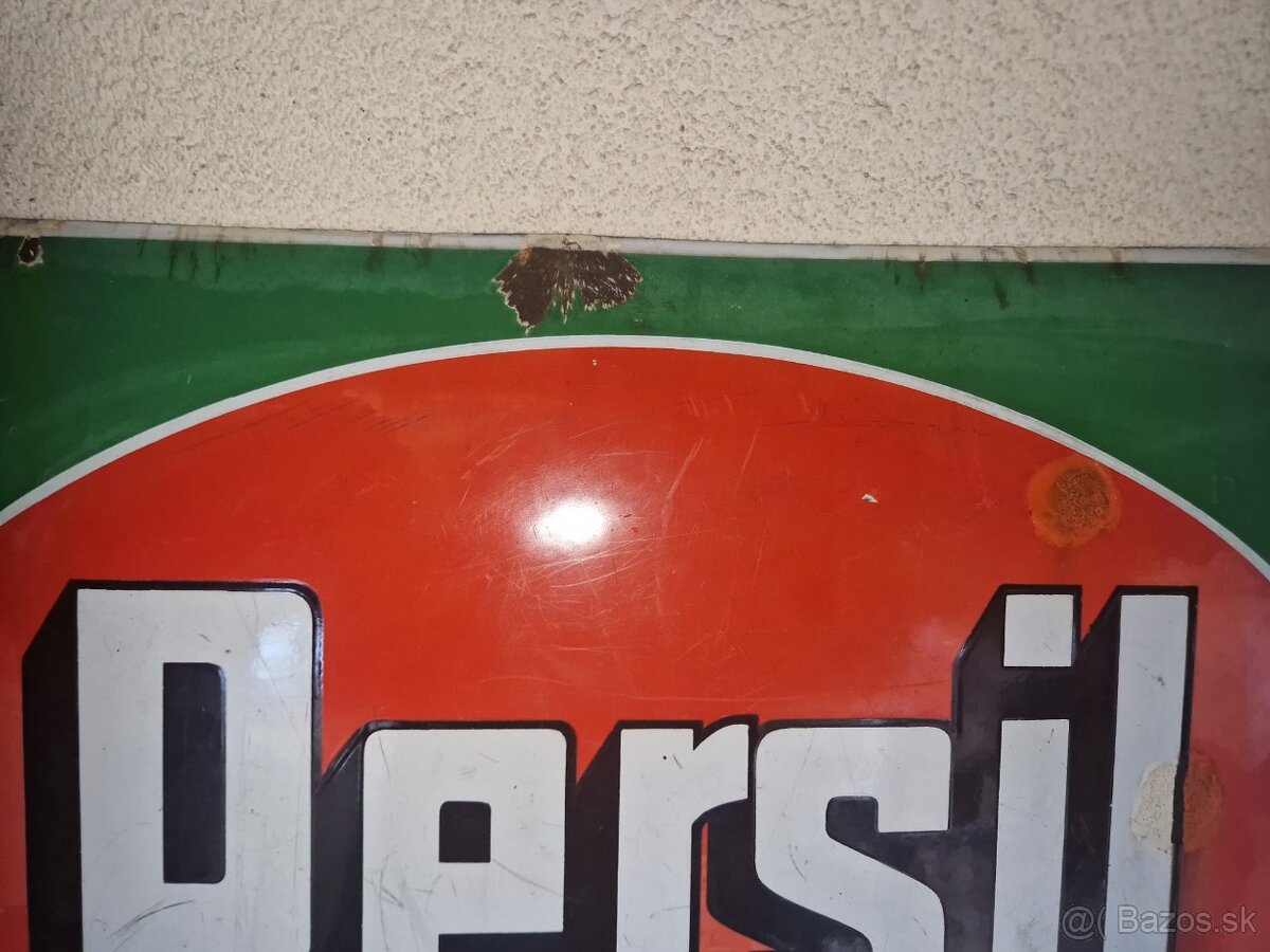 Stará smaltovaná reklamná tabuľa – Persil - 2