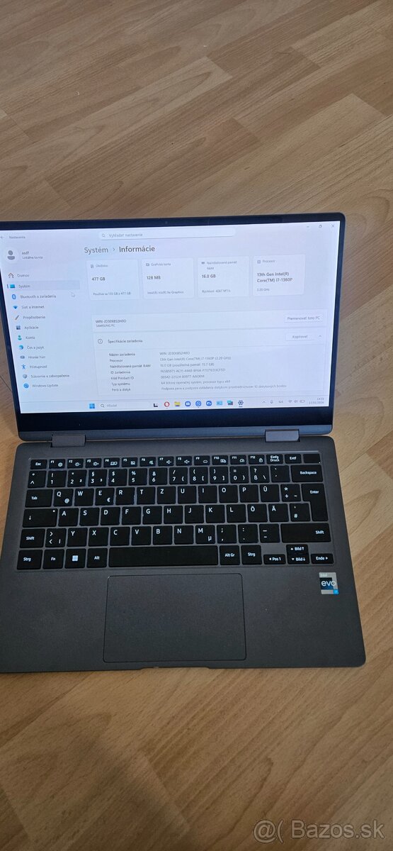 Samsung Galaxy Book3 360 13.3\" i7-1360P/16/512/FHD/AMOLED - 2