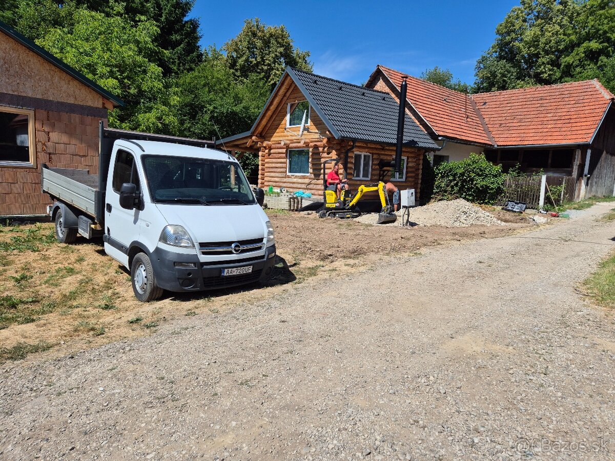 Dovoz - odvoz materialu 3 stranny sklápač do 3,5ton - 2