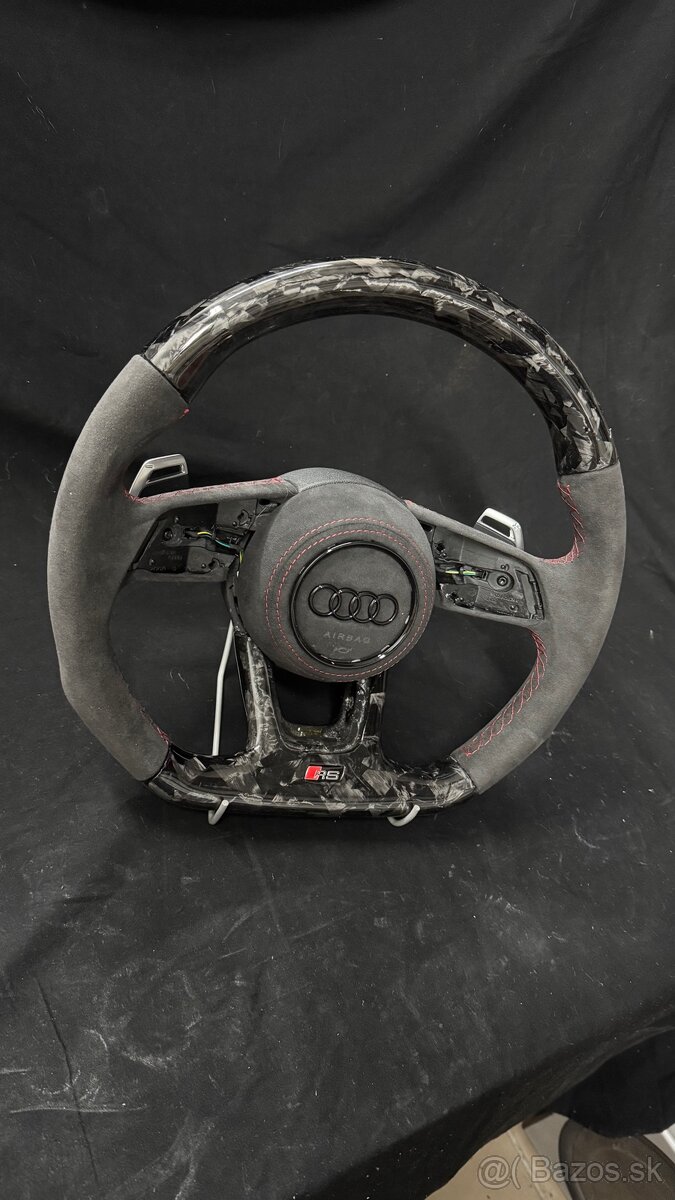 CARBON volant AUDI RS + airbag Alcantara - 2