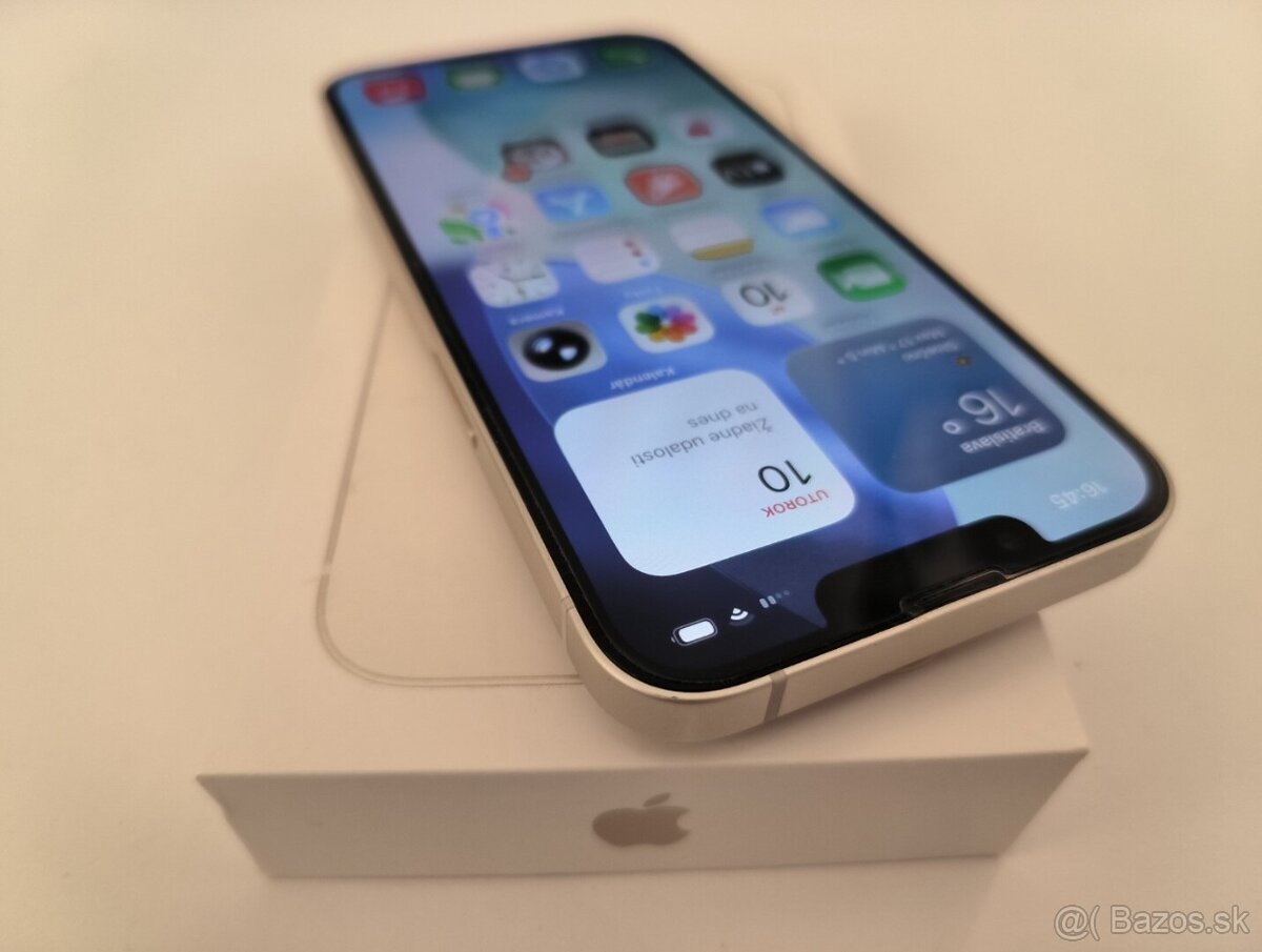 apple iphone 13 128gb Starlight / Batéria 100% - 2