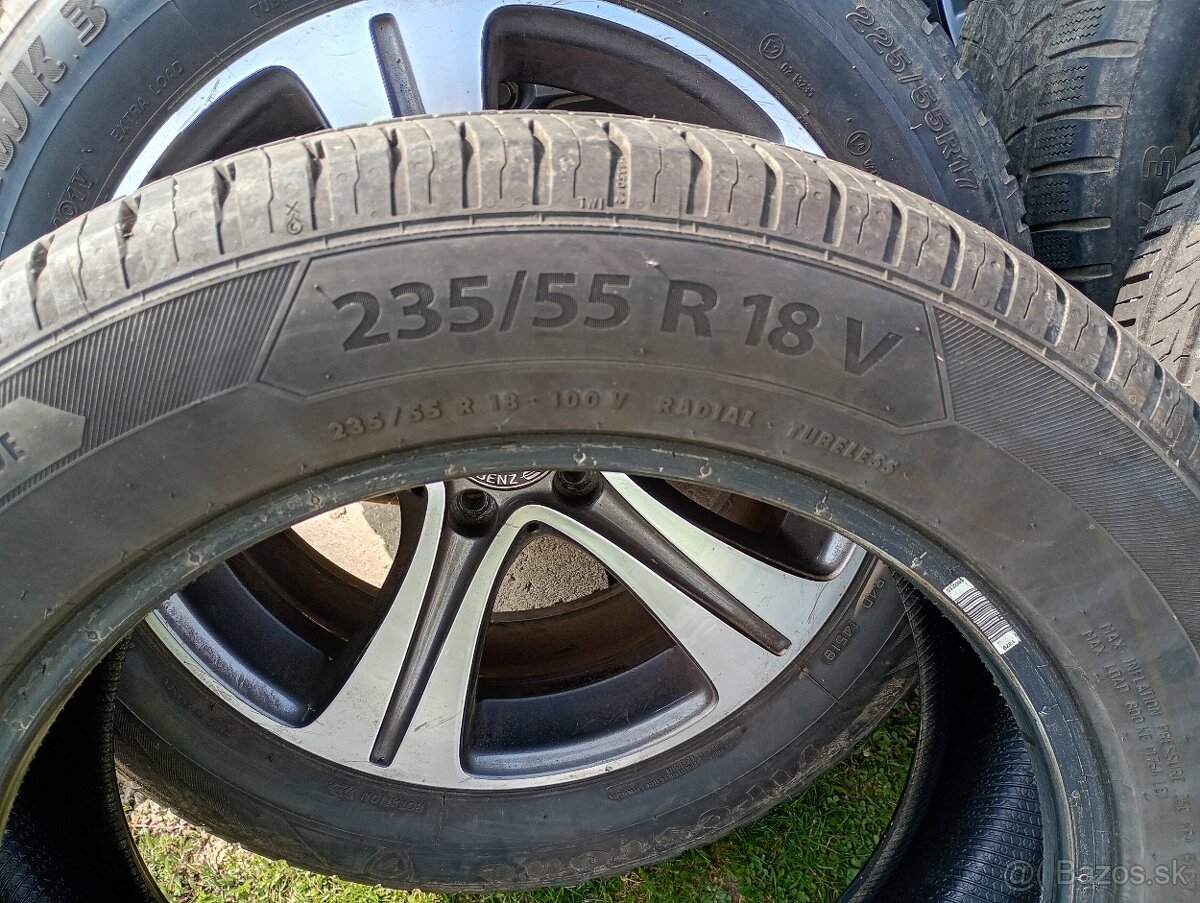 Predám 4 letné pneumatiky 235/55r18-100v - 2