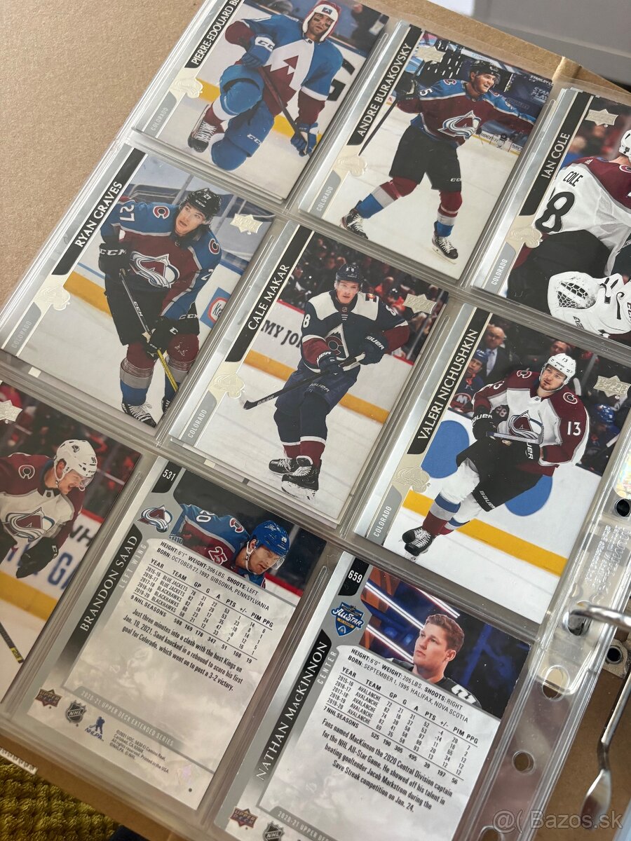 Hokejové karty - Colorado Avalanche - 2