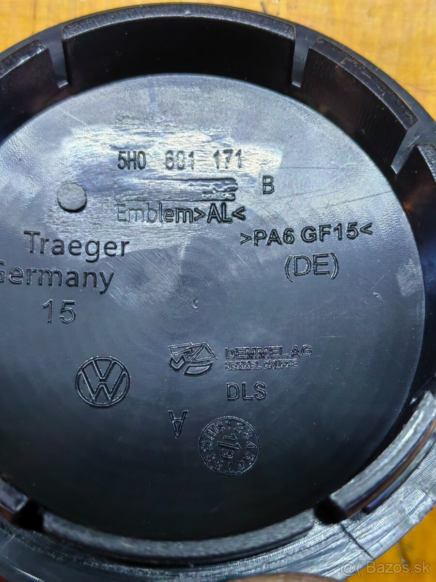 Krytky vw 5H0 601 171 - 2