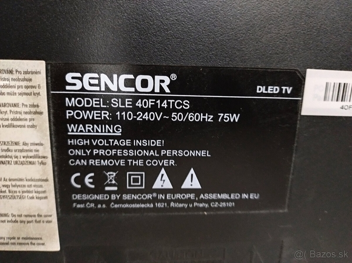 Sencor SLE 40F14TCS - 2