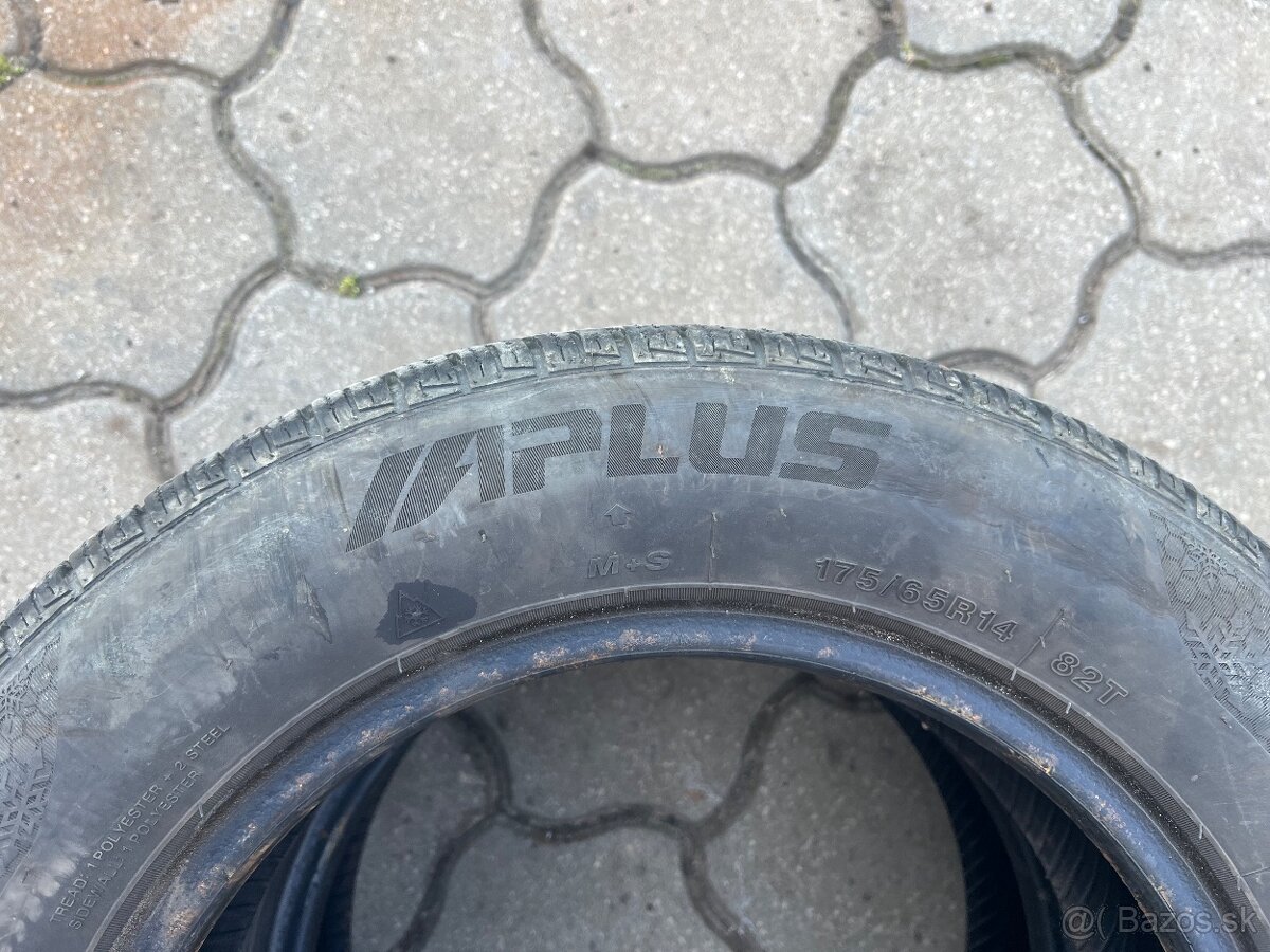 Predám 4ks zimné pneu 175/65 R14 - 2