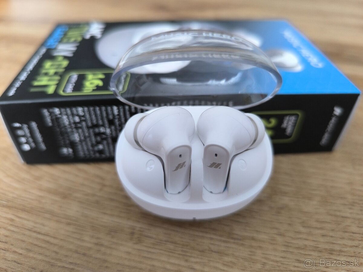 Music Hero - Bezdrôtové slúchadlá TWS MY-BEAT, biela - 2