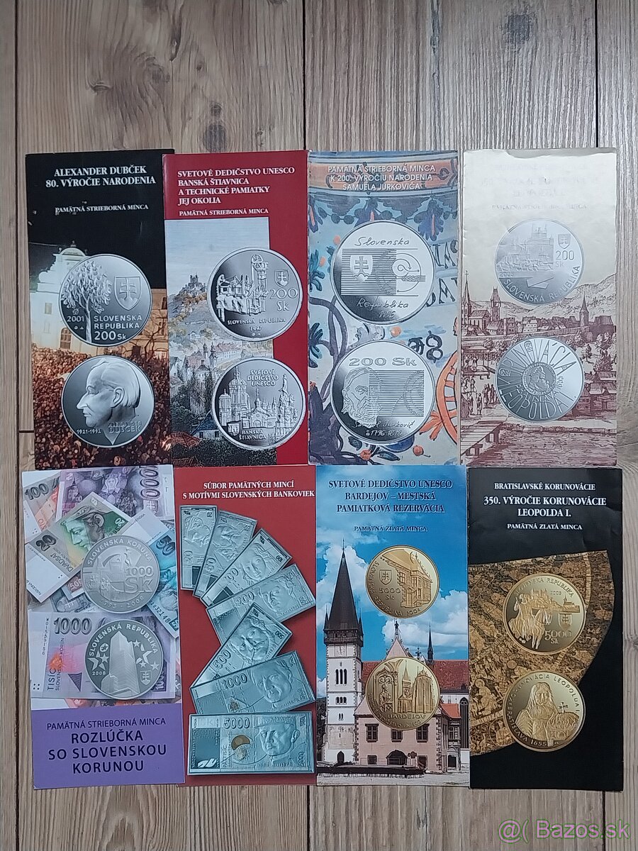 Mince Letaky ku slovenskym minciam - 2