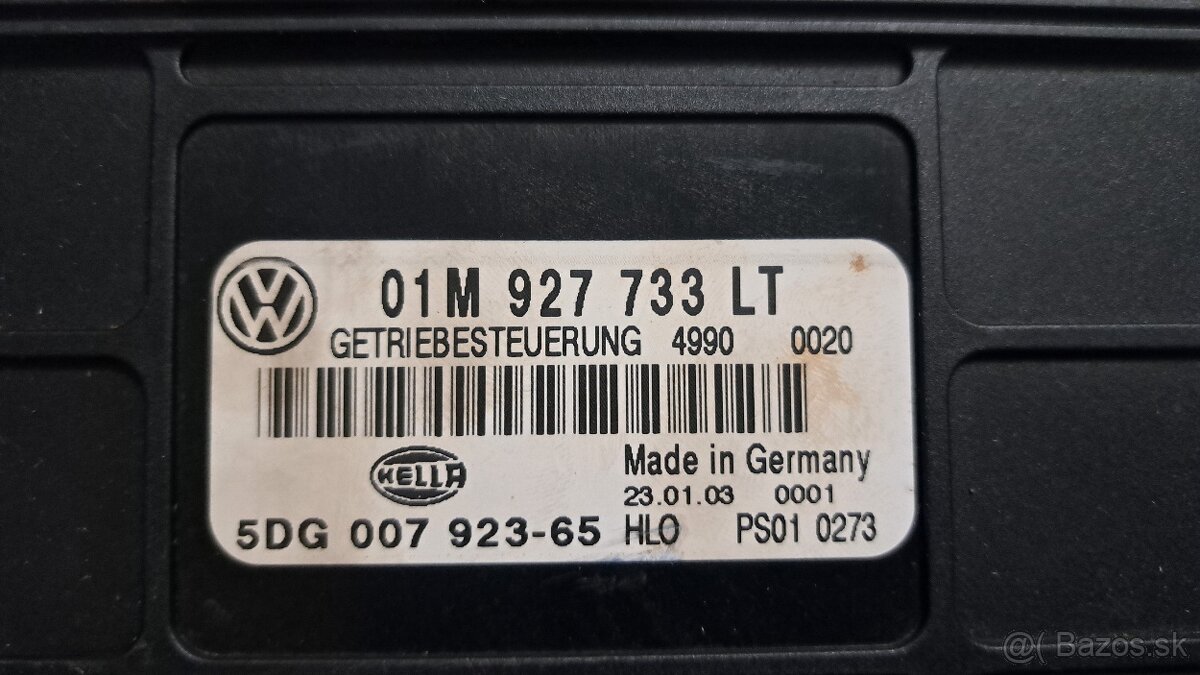 Riadiaca jednotka 01M 927 733 LT - 2