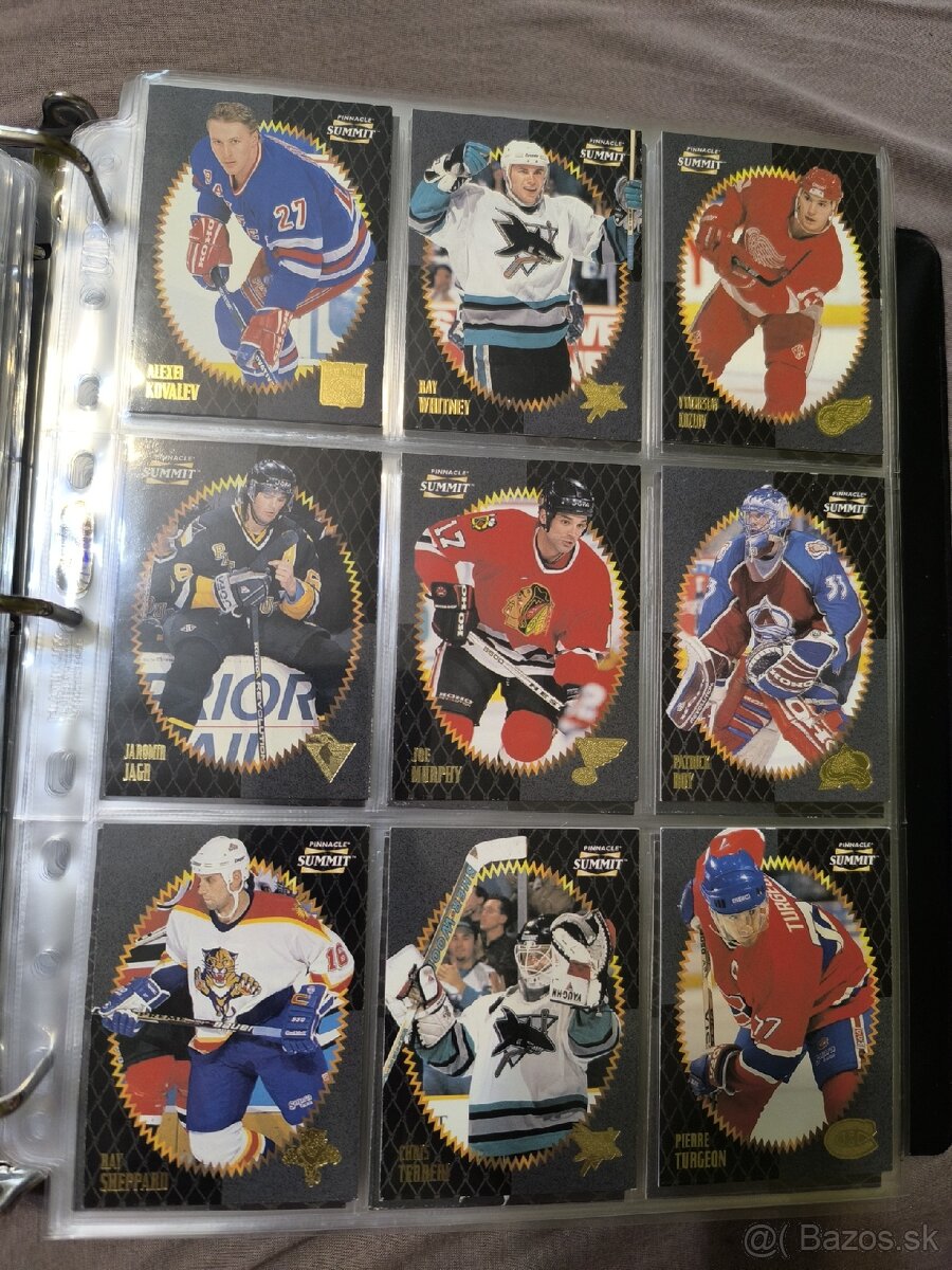 Hokejové kartičky - Pinnacle summit 1996 - 2