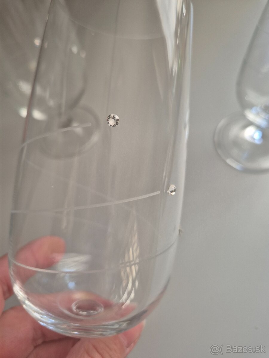 Poháre Swarovski - 2