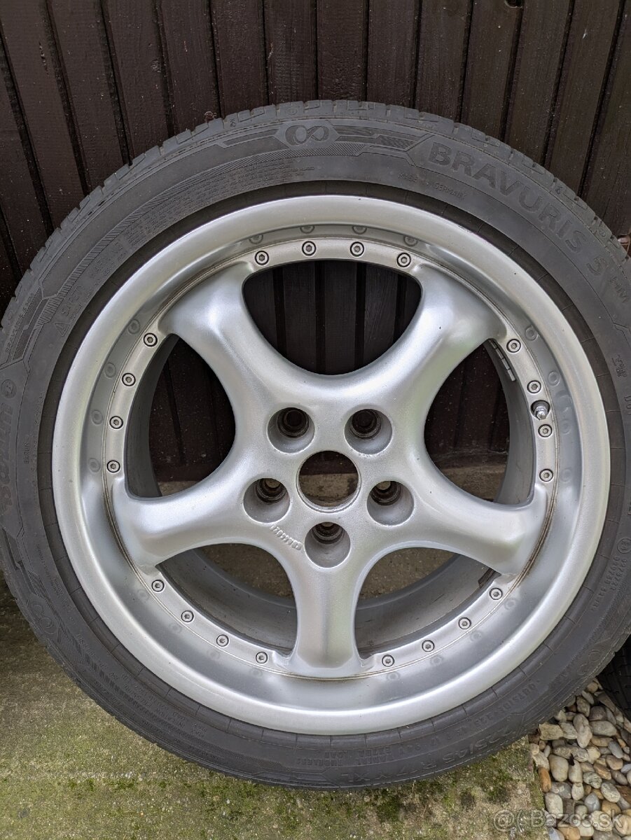 5x112 r17 Borbet Type R s pneu - 2