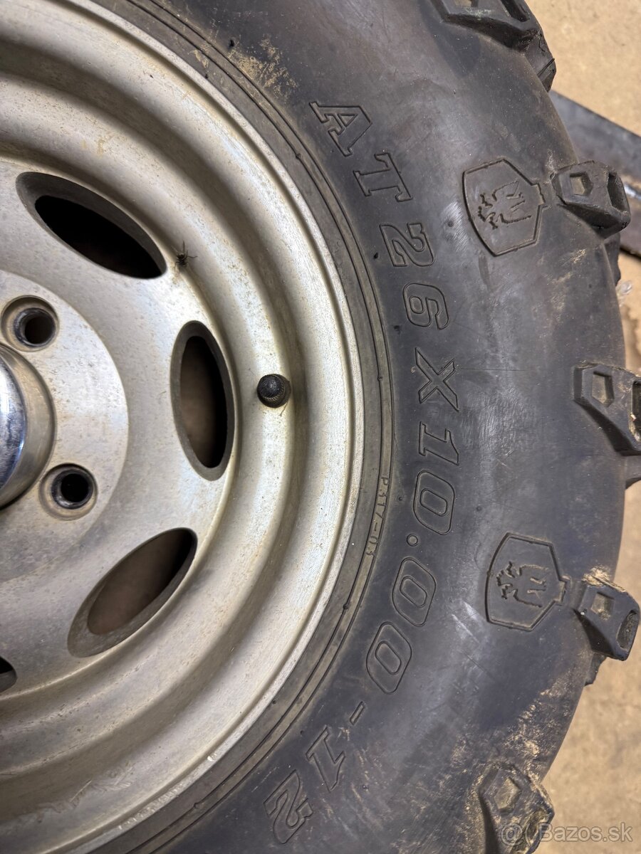 Kolesa, elektróny na štvorkolku r12 4x100 - 2