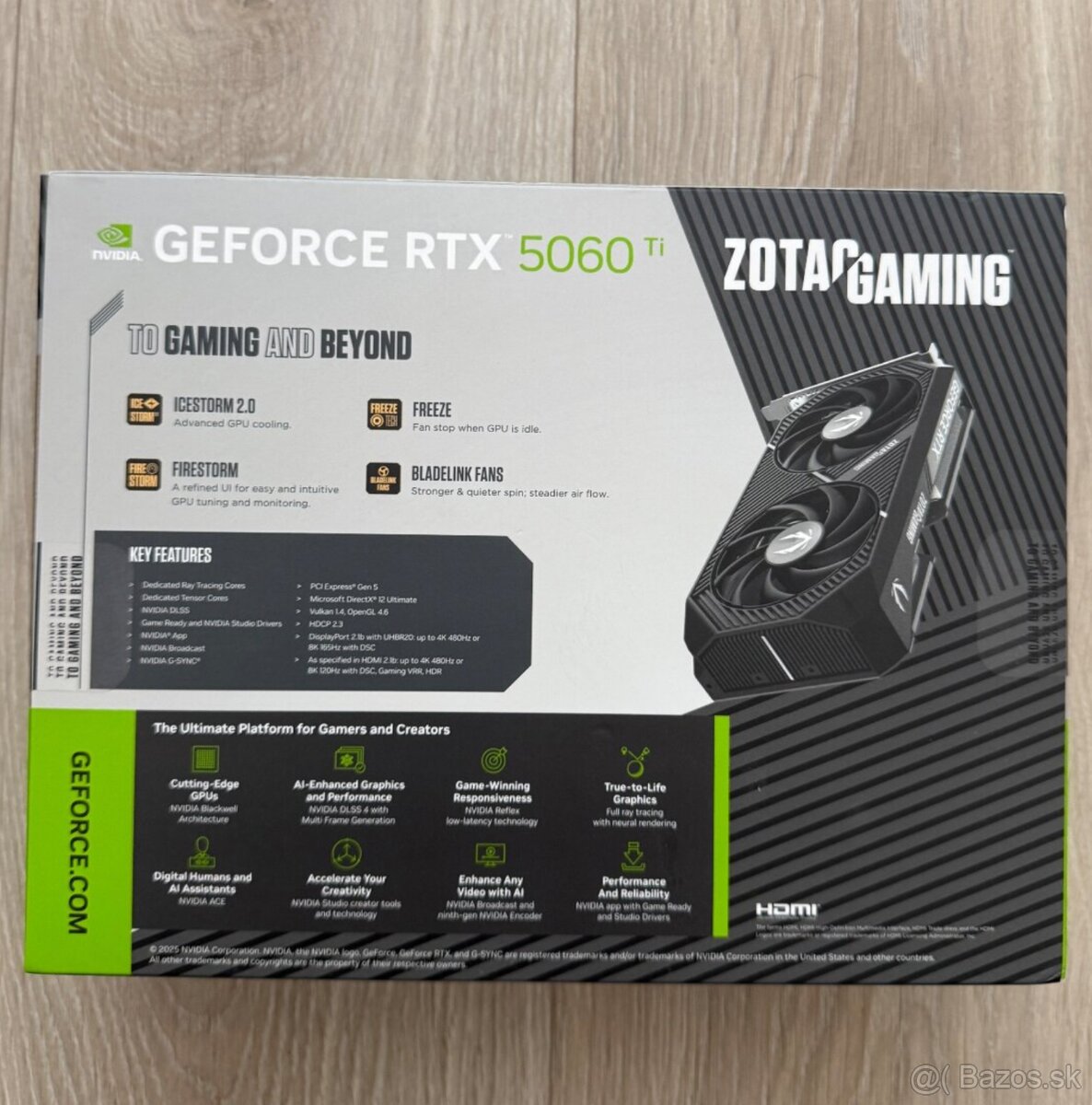 Zotac Nvidia GeForce RTX 5060 Ti 8GB - 2