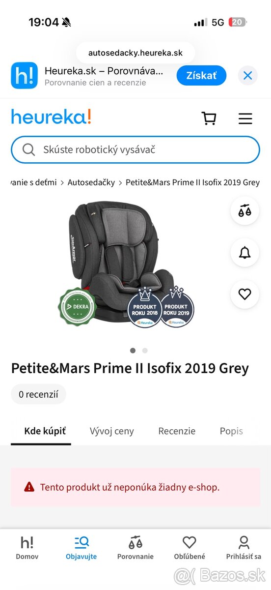 Autosedačka s isofix - 2