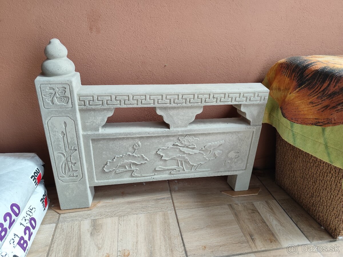 Okrasný betónový plot - 2