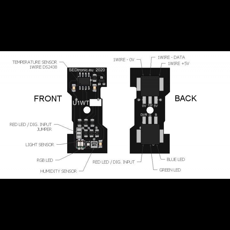 UNICA 1-wire TVSL (napr pre Loxone) - 2