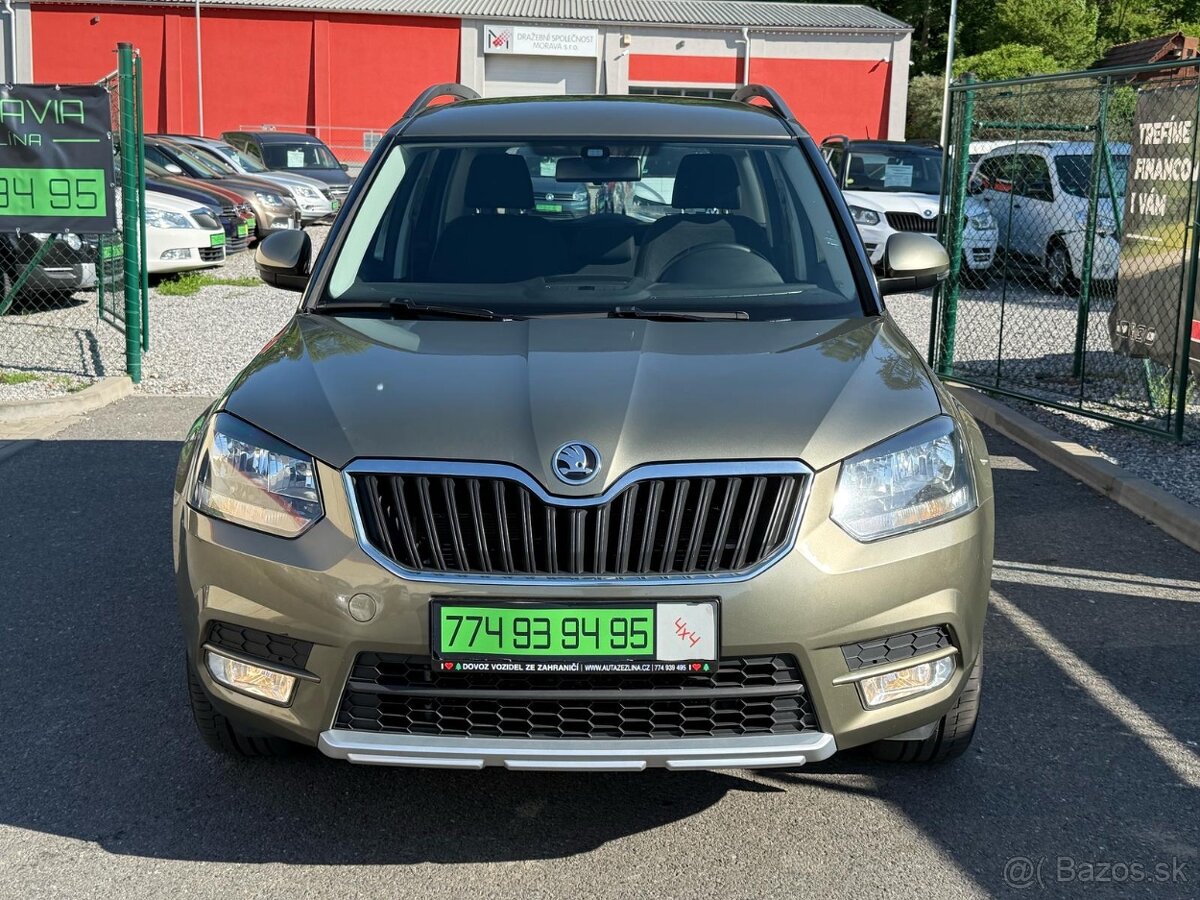 ► ŠKODA YETI 1,4 TSI DSG 4x4 - 110 KW PARK. SENZORY◄ - 2
