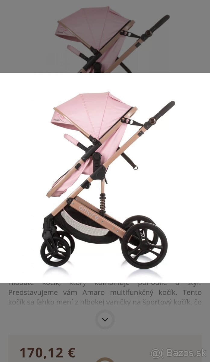 Detský kočík 2v1 - 2