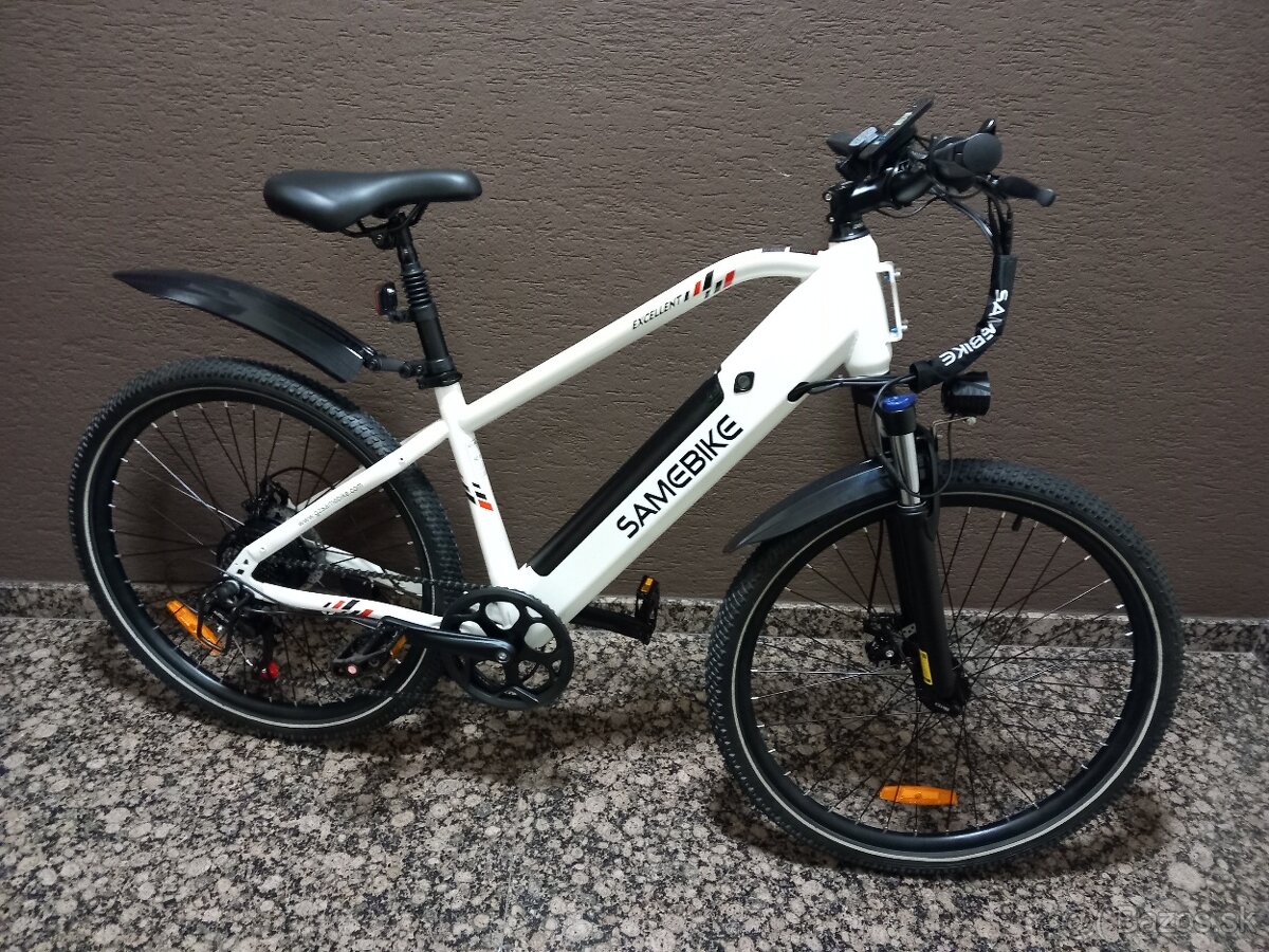 elektrický bicykel - Samebike RS A1, biely - 2
