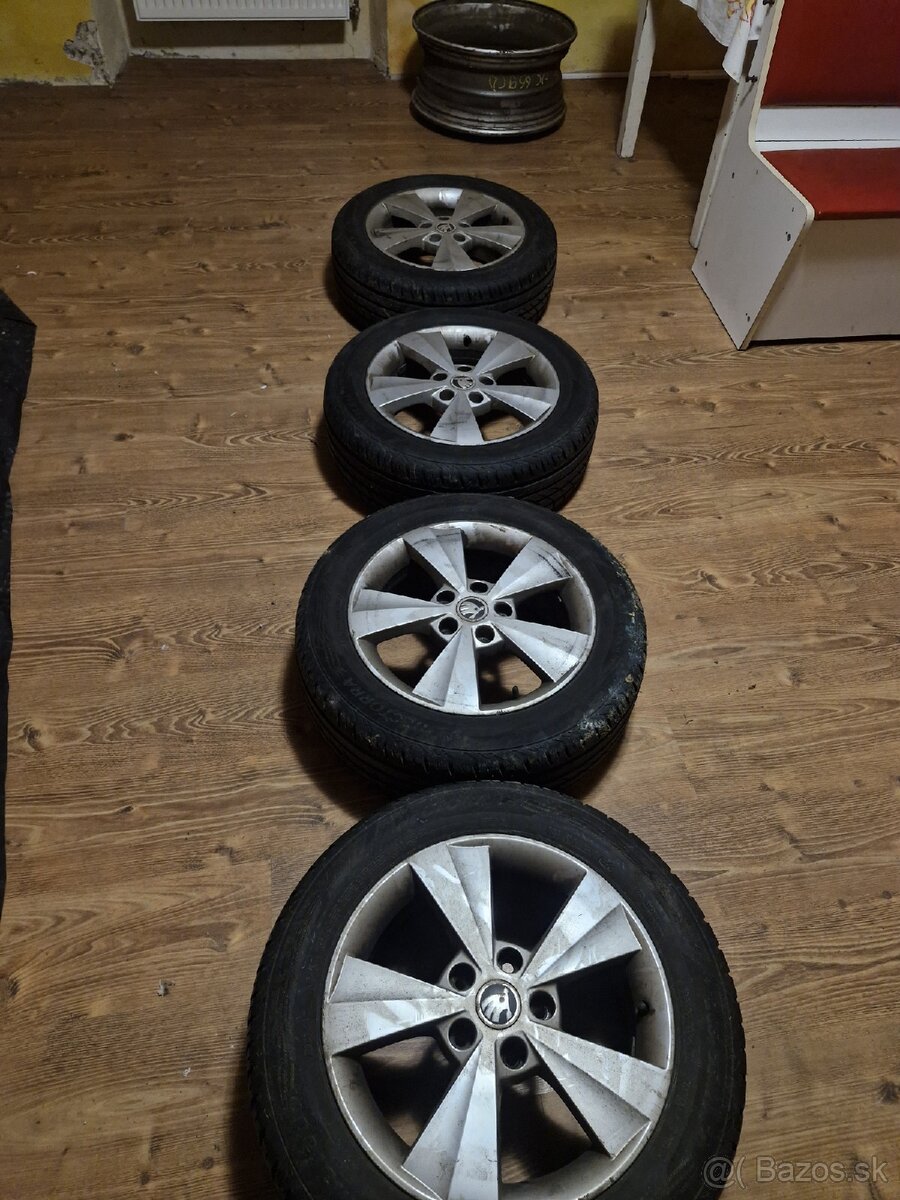 Pneu+disky R16 205/55r16 - 2