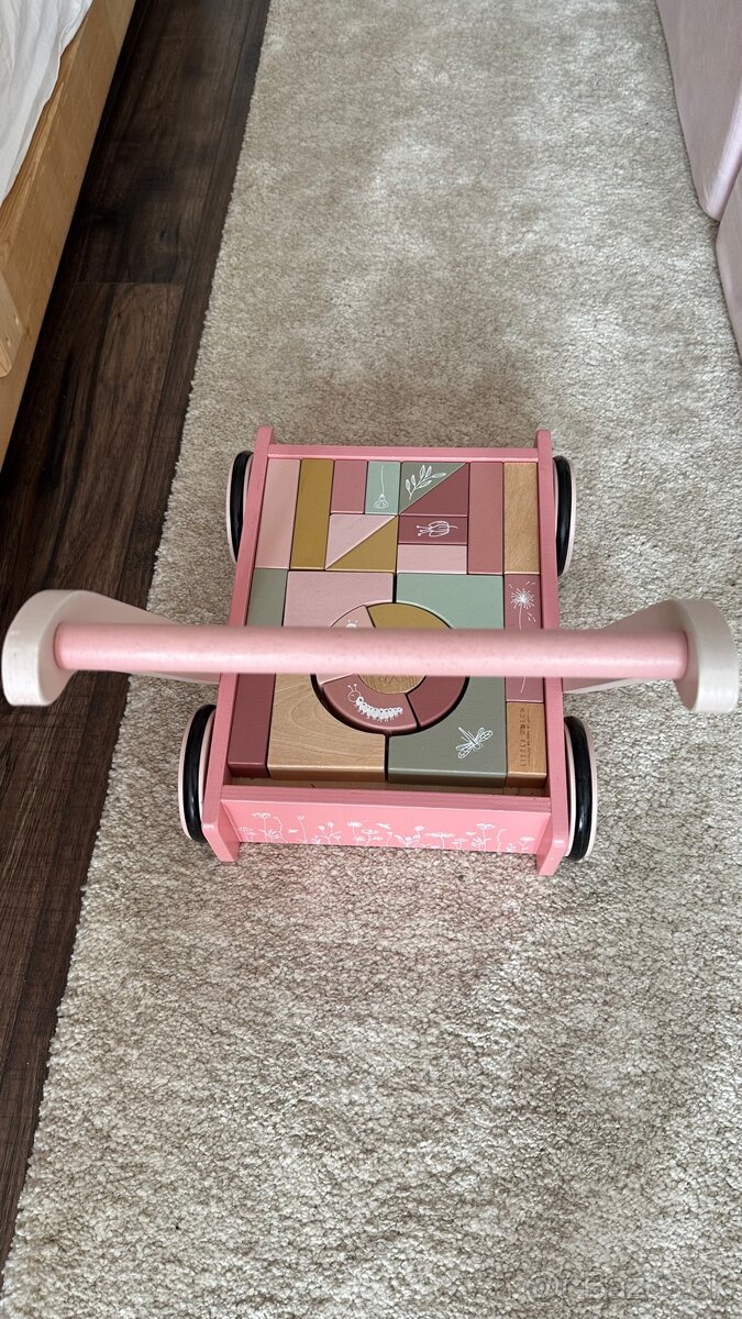 vozík s kockami Little dutch - 2