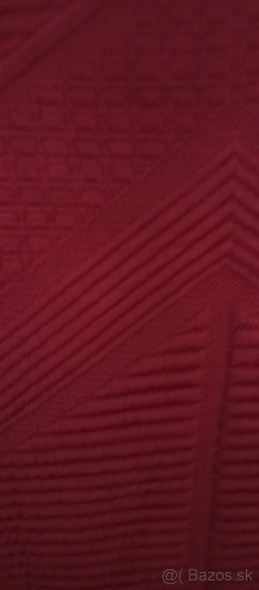 Šaty dlhý rukáv tehlová farba s/m - 2