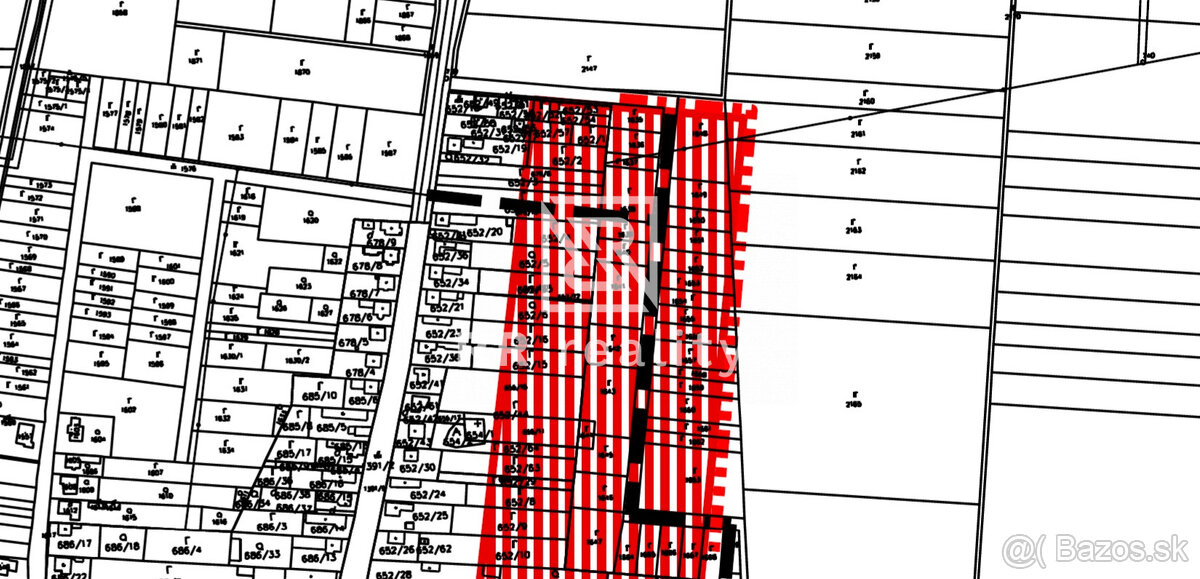 Cestice, pozemky zahrnuté v územnom pláne, 78€/m2 - 2
