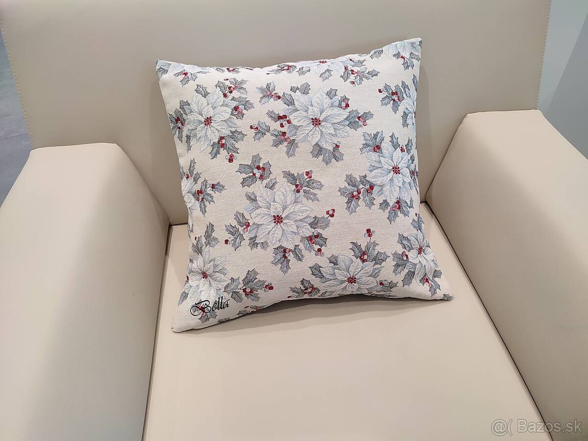 Biela vianočná ruža štóla s dečkou a obliečkou - 2