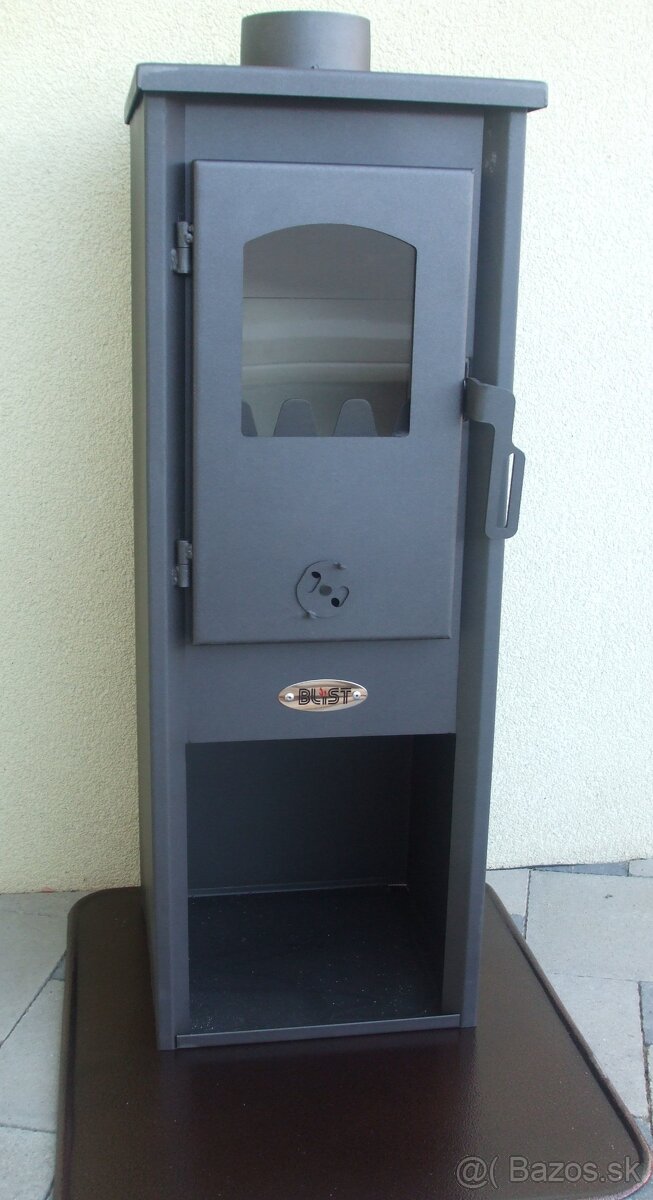 Krbove kachle do mensich priestorov. Vpredu dvierka zo sklom - 2