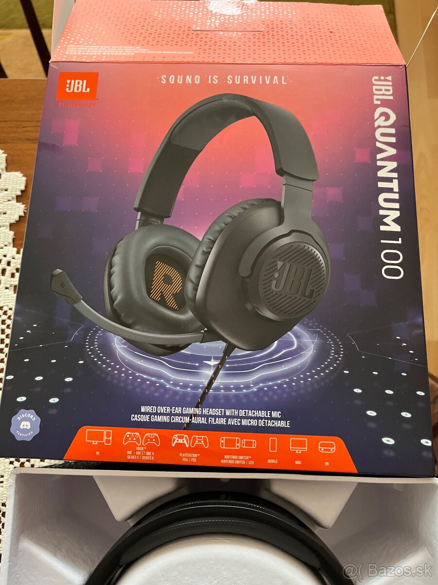 Slúchadla JBL Quantum 100 - 2