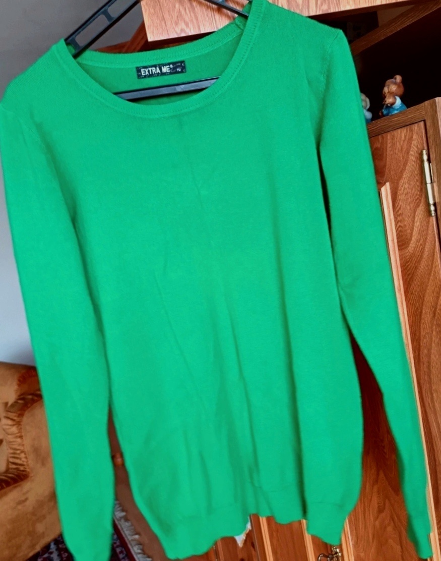 Zelený elasticky pulóver - 2