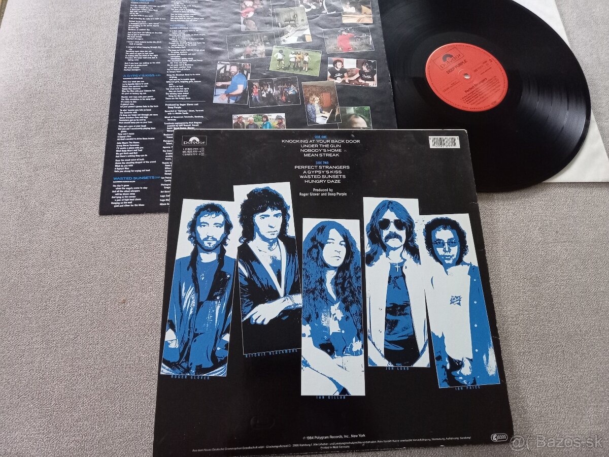 DEEP PURPLE „Perfect Strangers“ /Polydor 1984/+vnut. obal/ - 2