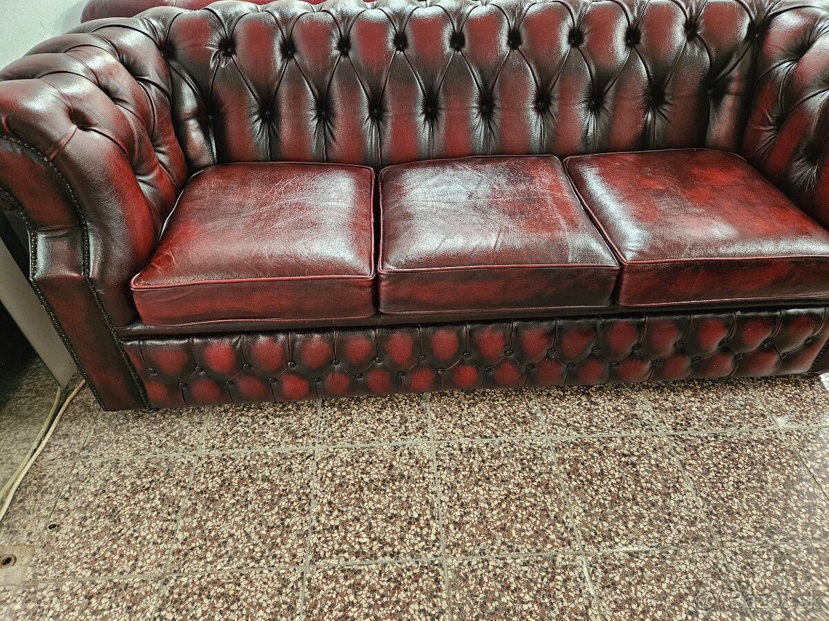 CHESTERFIELD ŠTÝL - V TOP STAVE 3+2+1 - 2