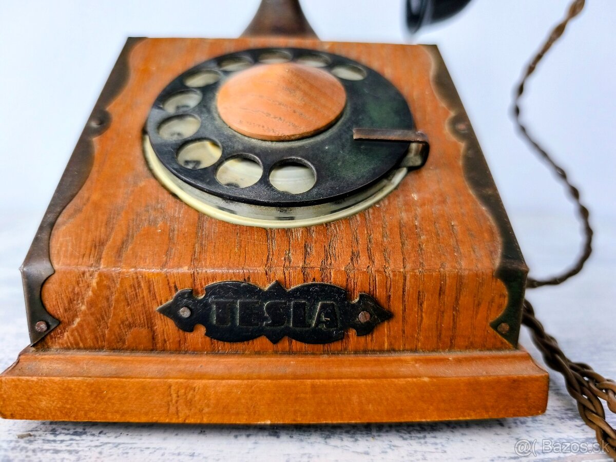 Starožitný telefón - Tesla - 2