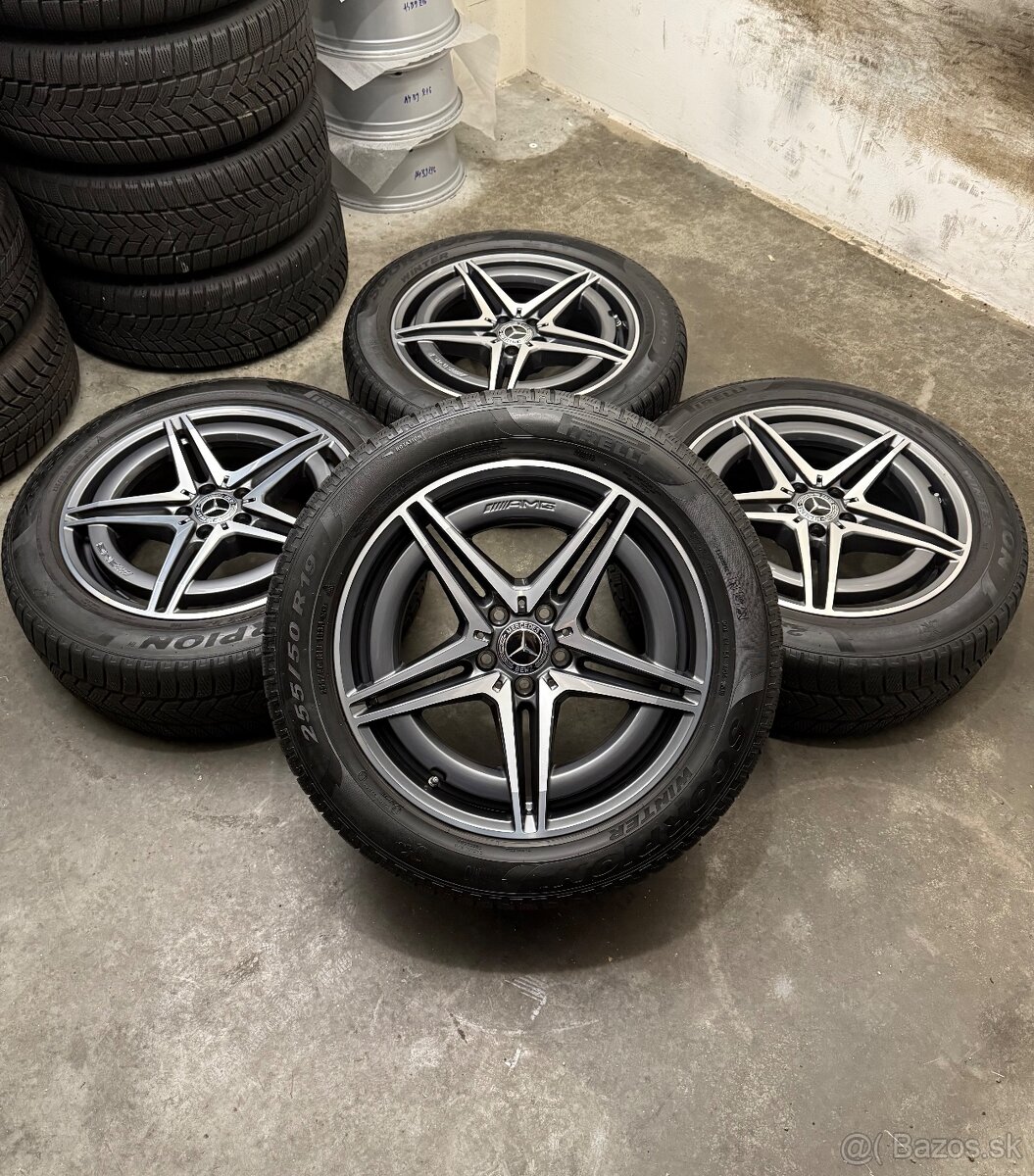 Zimná sada Mercedes Benz EQC AMG / GLC AMG 5x112 R19 - 2