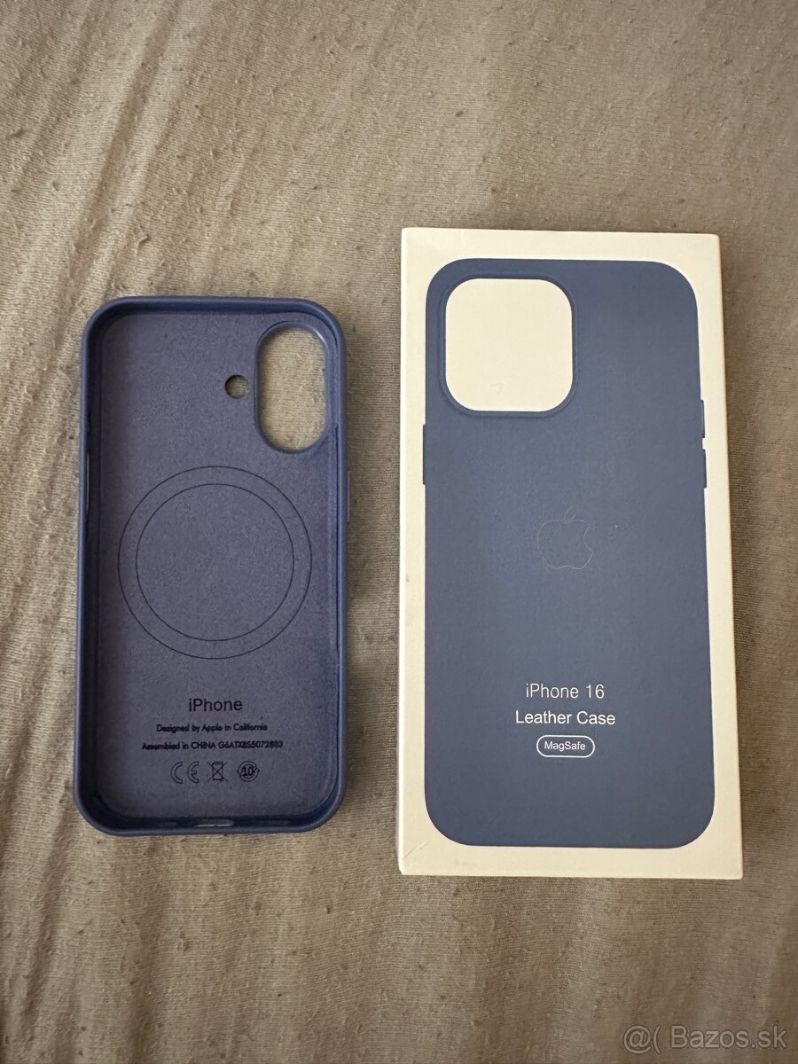 Obal iPhone 16 koženný - 2