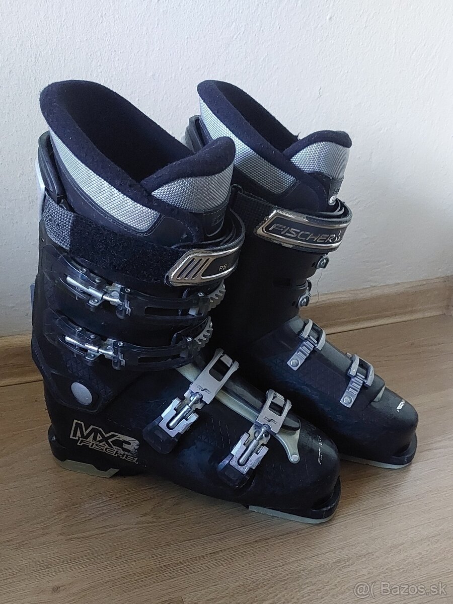 Lyže Fischer 157cm + lyžiarky - 2
