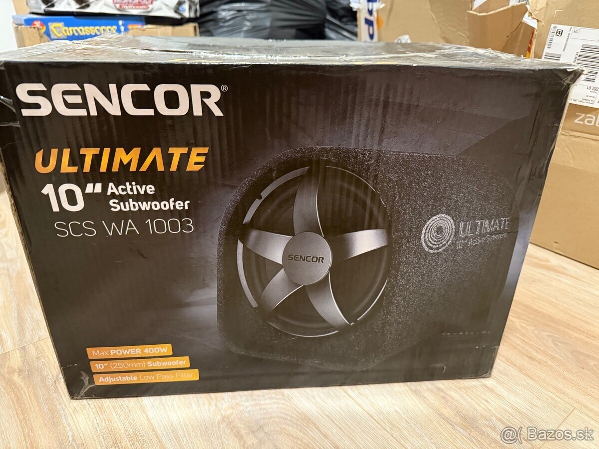 Aktívny subwoofer do auta Sencor - 2