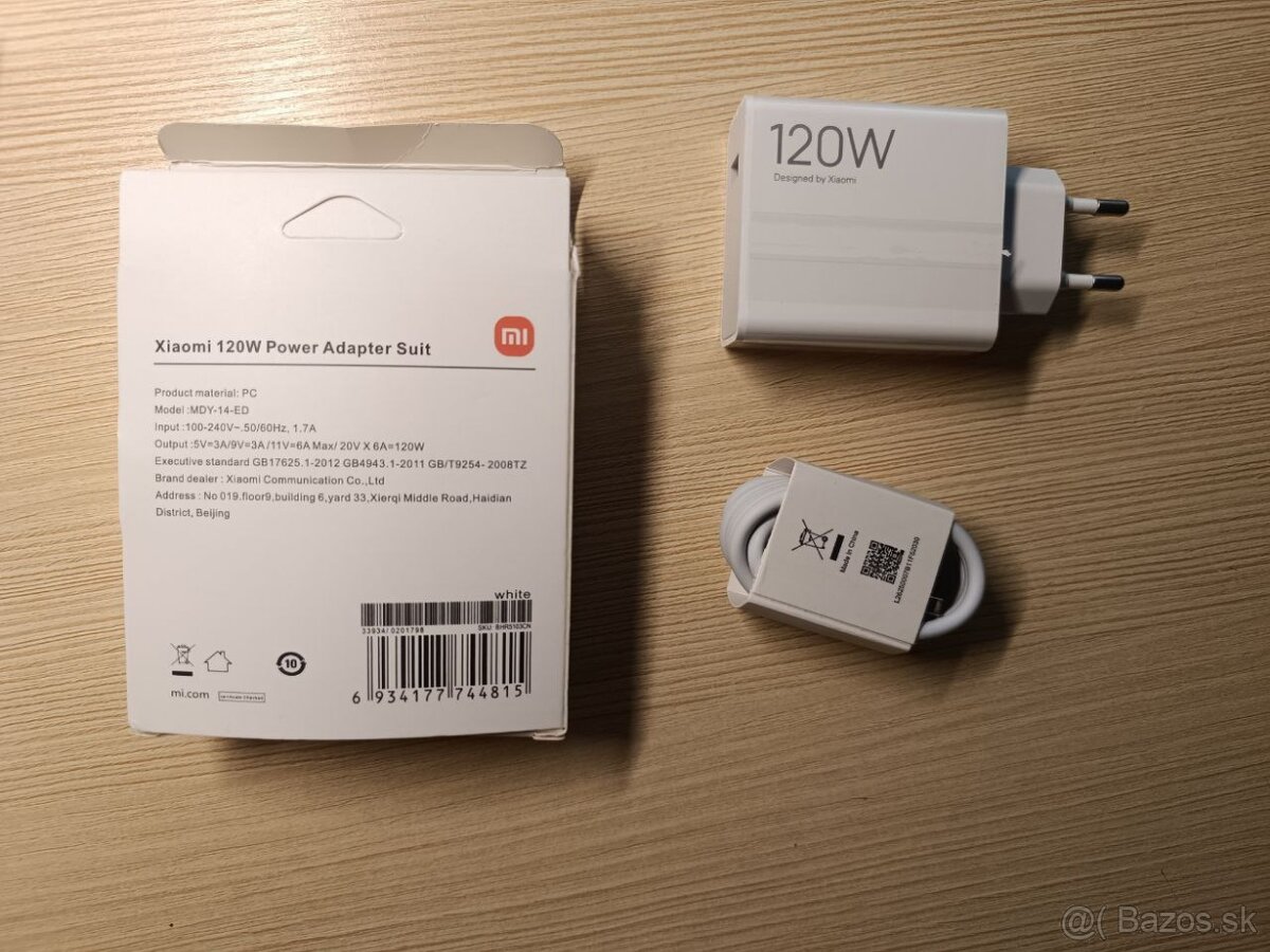 Xiaomi 120W adaptér - 2